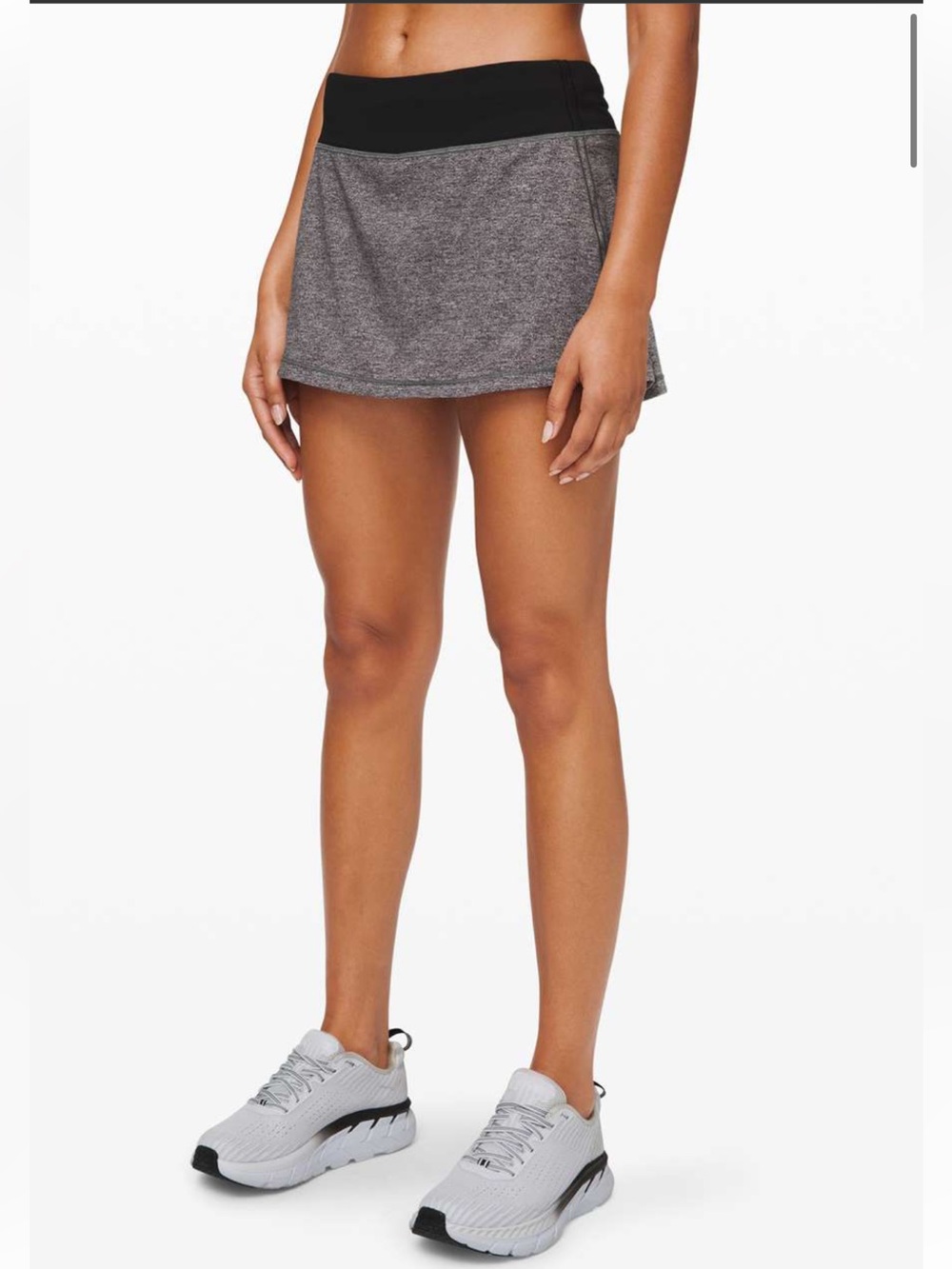 Lululemon Pace Rival Skirt Regular No Panels 13" Heather Lux Multi Black / Black - Picture 1 of 12